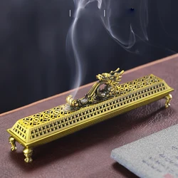 YXY Xianglong Spits Beads Incense Burner Metal 2023 Dragon Copper Alloy Incense Holder for 21cm Incense Sticks Zen Home Decor