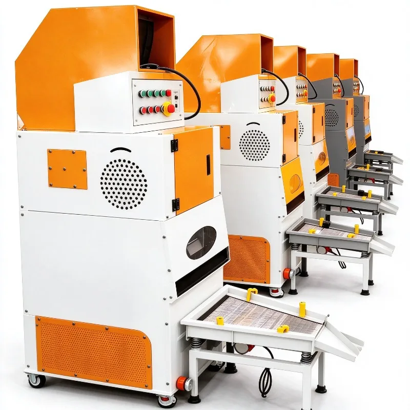 High efficiency copper cable granulator 400-500kg/h automatic copper wire granulator machine scrap recovery equipment for sale