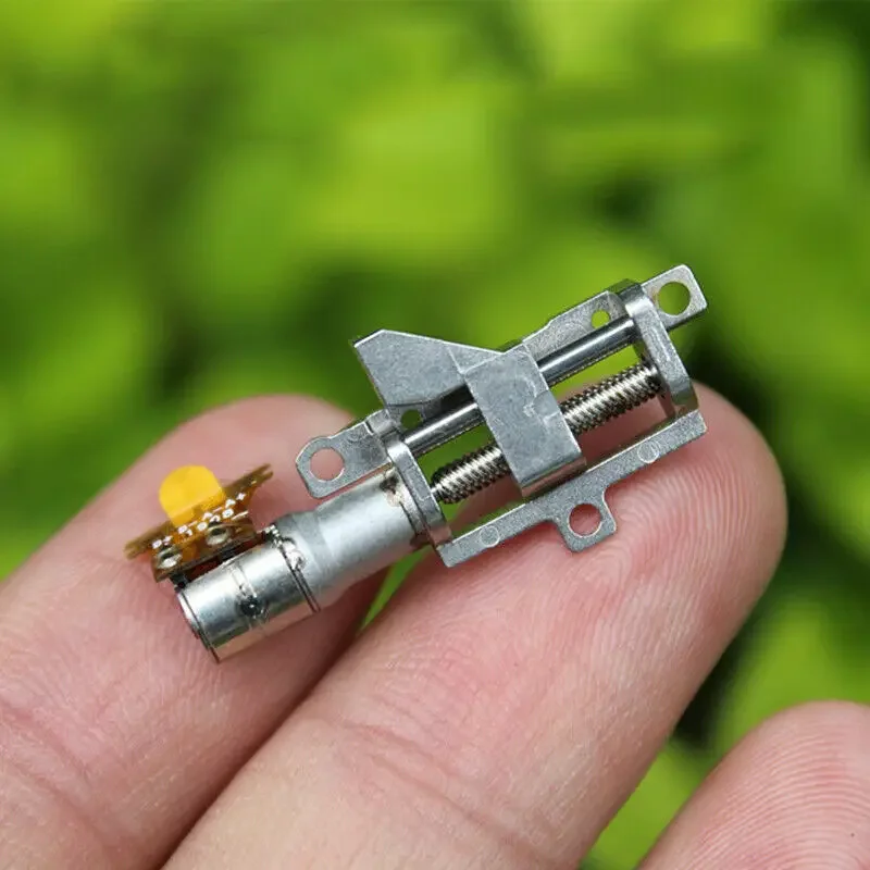 Tiny 5mm  2-phase 4-wire Planetary Gearbox Gear Stepper Motor Linear Screw Slider Block with Precision Ball Bearing