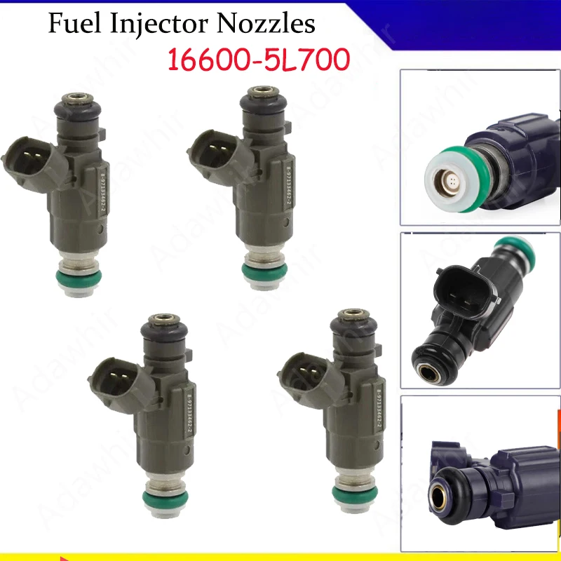 4XFuel Injectors FBJC100   16600-5L700 For 2001-04 Nissan Pathfinder 2003-04 Infiniti G35 3.5L