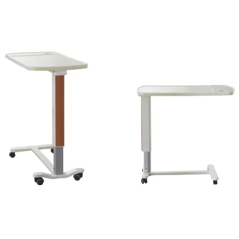 Emergency Room Nursing Department Ward Mobile Dining Table ABS Bedside Table Adjustable Height Patient Dining Table 830