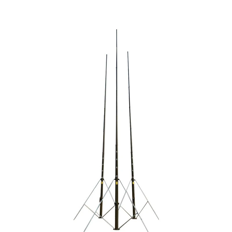 Manual liftable lightning rod, ship-borne land 20-meter telescopic aluminum combined discharge lightning protection device