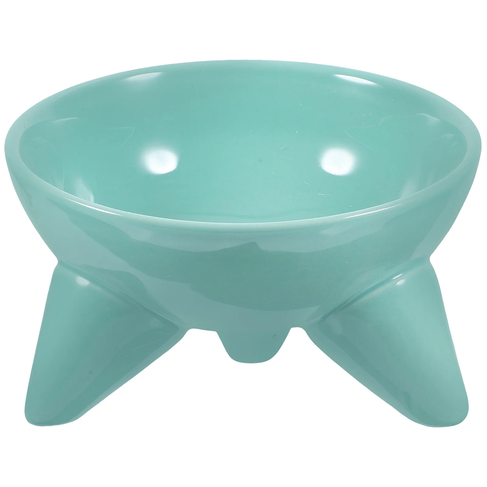 

Cat Dog Bowl Tilted Elevated Food Water Bowls Puppy Kitten Ceramic Feeding Durable Safe Non Slip Slope Edge Easy Pet
