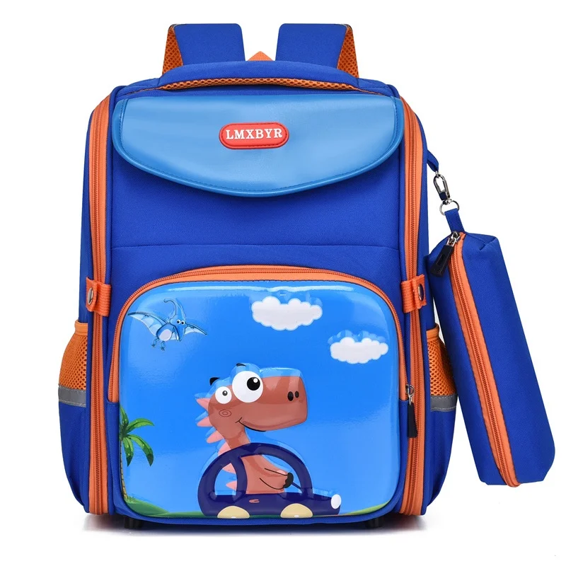 

New Elementary School Space Bag 2023 Fashion 1st -2nd Grade Boys and Girls Cartoon Dinosaur Large Capacity Children's Backpack