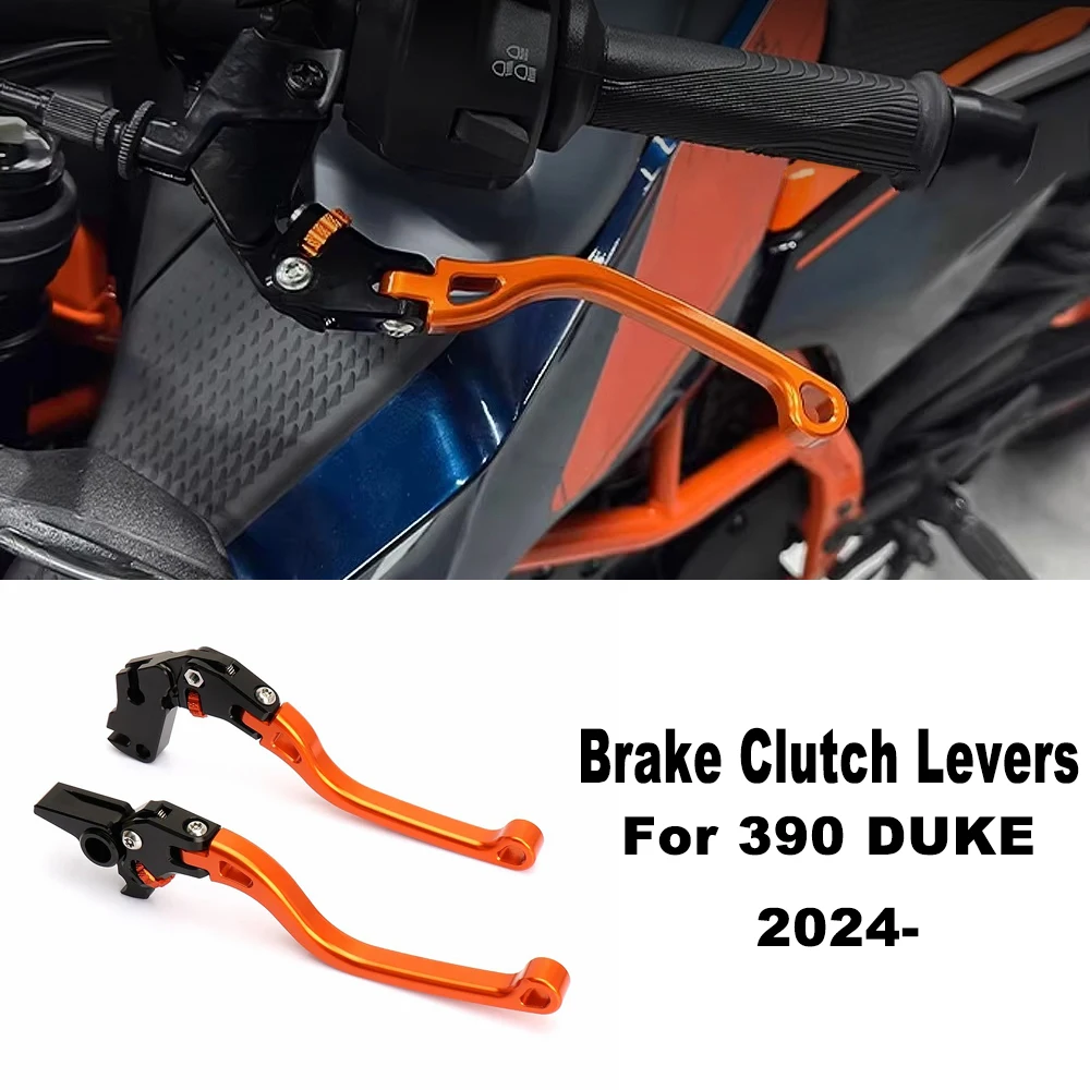 

New Motorcycle Accessories Orange Brake Clutch Levers Kit For 390DUKE 390 duke DUKE 390Duke 390 Duke 2024