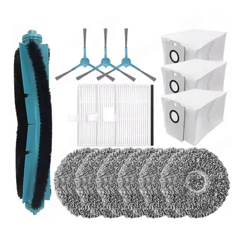 Kit de Accesorios para el Hogar B53C para Cecotec Conga 9590/9990/10090 AI Spin Revolution Ultra Power, Cepillo, Filtro Hepa, Paño de Limpieza, Bolsa para Polvo