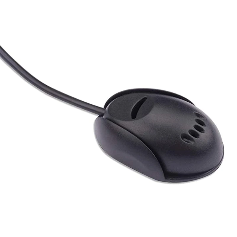 ميكروفون سلكي صغير للسيارة ، صوت صوت ستيريو ، حر اليدين ، مشغل راديو دي في دي ، نوع لاصق ، ميكروفون ، 3.5 مللي متر