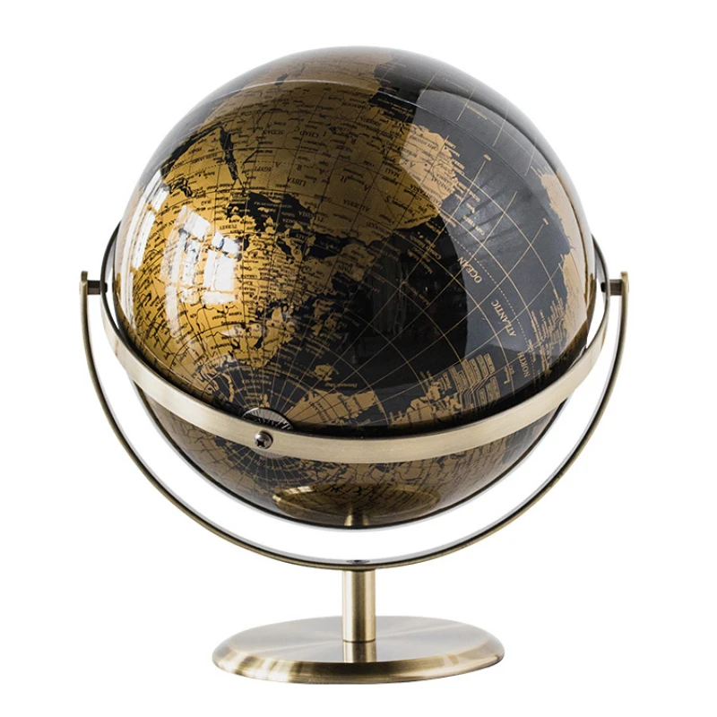 

Globe ornaments living room home accessories desktop copper small decoration