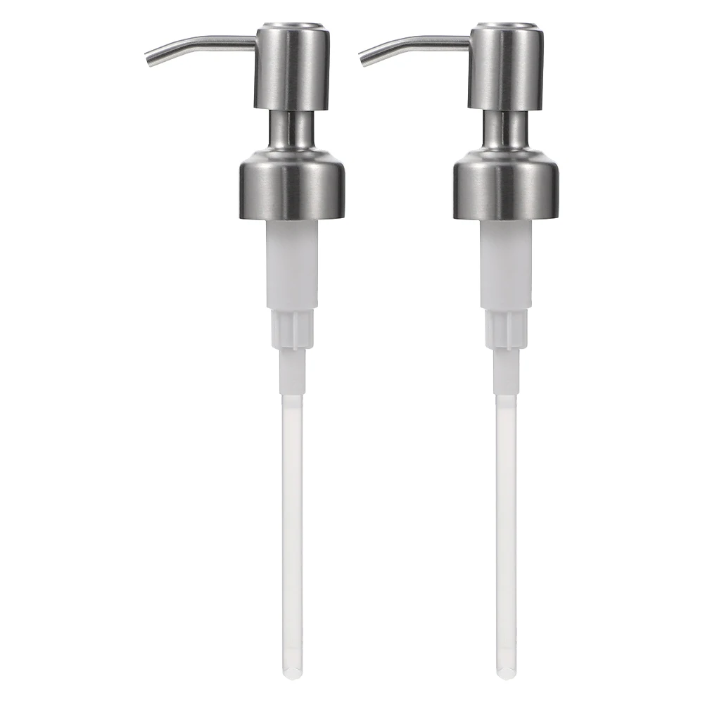 

2pcs Pressure Pump Head Replacement Soap Dispenser Viscous Liquid Hand Soap Detergent Foam Lotion Bottle for Bath