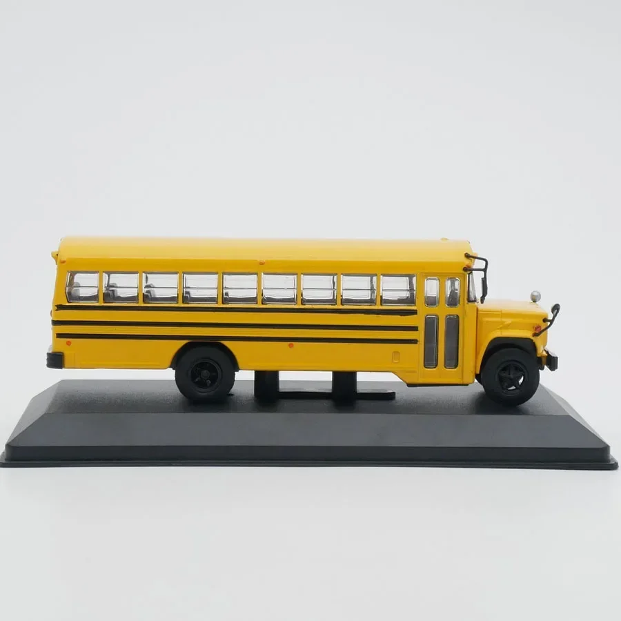دييكاست IXO 1:72 مقياس جي إم سي حافلة عامة حافلة مدرسية أمريكية سبيكة يموت يلقي نموذج سيارة تحصيل لعبة معدنية سيارة هدية