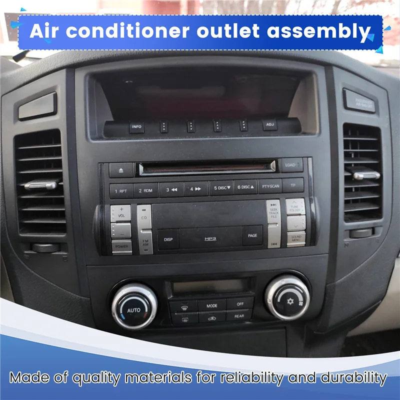 

Car Dashboard Middle A/C Air Conditioner Outlet Assembly 8030A087 For Mitsubishi Pajero V83 V87 V88 V93 07-20 LHD