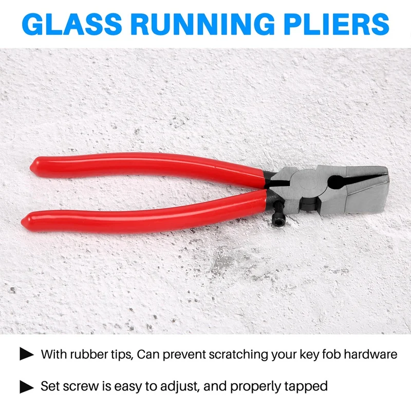 Handle Breaking Cutting Glass Pliers Stained Glass Tools Flat End Glass Pliers Flat Glass Trimming Pliers Hand Tool