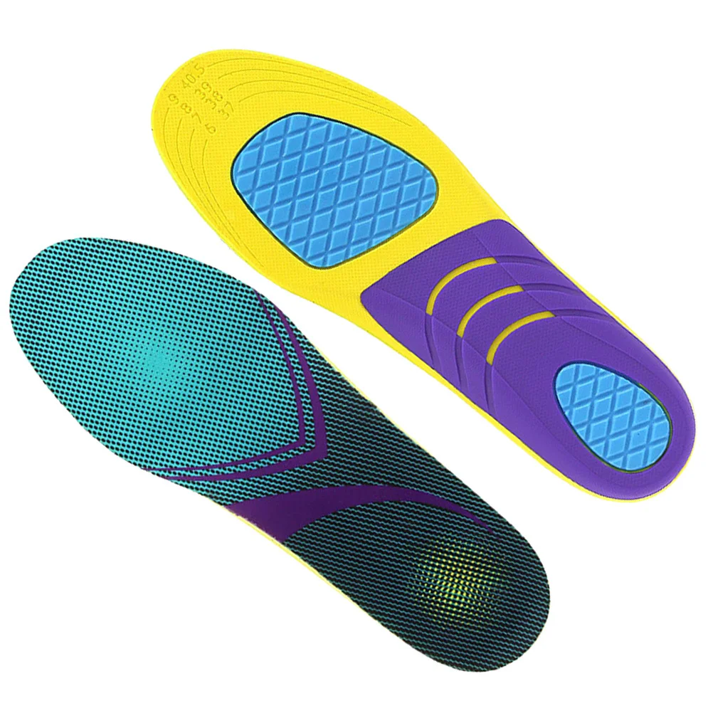 

1 Pair Breathable Shock-Absorbing Insoles High Elastic Tpu Arch Support U-Shaped For Men Women Sports Shoe Pads Foot
