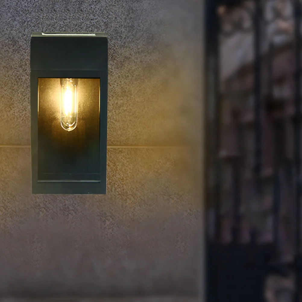 

Solar Wall Light Waterproof Led Outdoor Decorative Lamp Black Weather Resistant Energy Saving Automatic Induction Solar-Powered