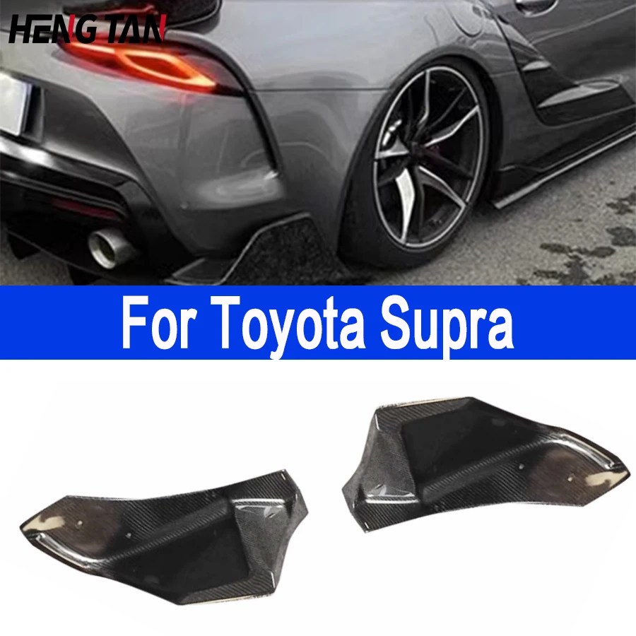 For Toyota Supra GR A90 A91 MK5 2019-2022 Modified Rear Splitter  Carbon fiber Rear Corner Diffuser Splitter Car Accessories