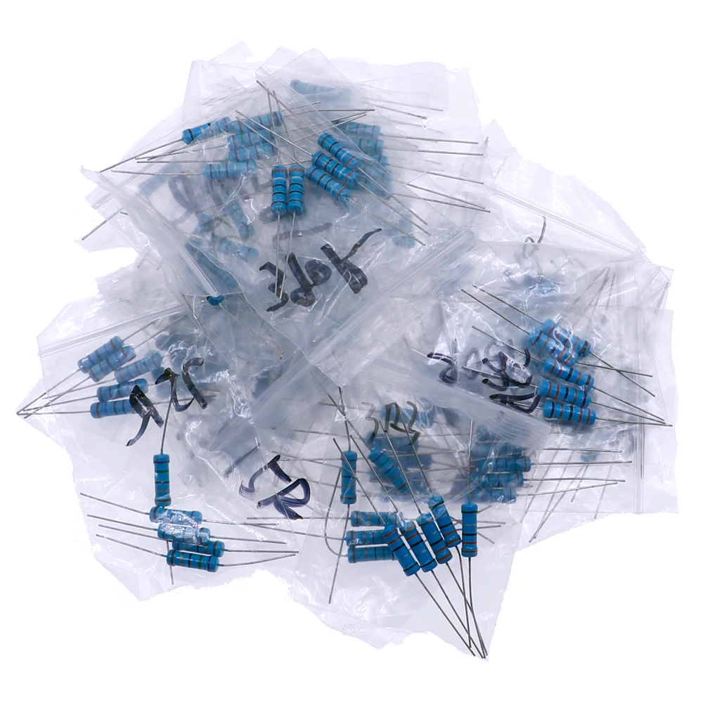 150 teile/los 2W 1% 30 werte x 10pcs Carbon Film Widerstand 0,1 R-750 ohm 1K-820K Widerstand Kit Set