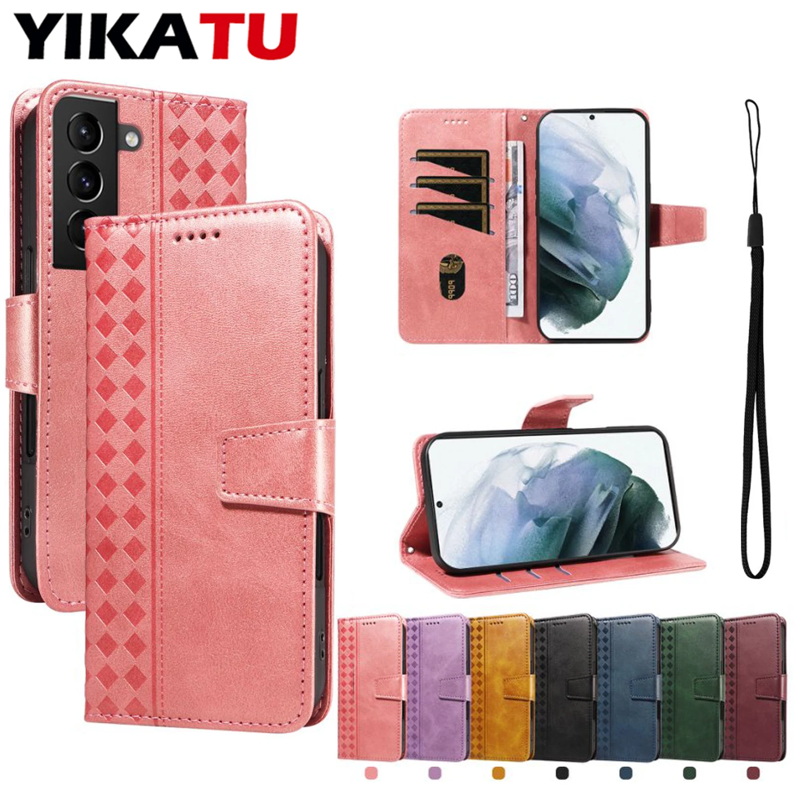 

Wallet Magnetic Leather Case For Samsung Galaxy S30 Ultra S25 Edge 5G S24 Plus S23 FE S22 Pro S21 S20 Lite Anti Theft Flip Cover