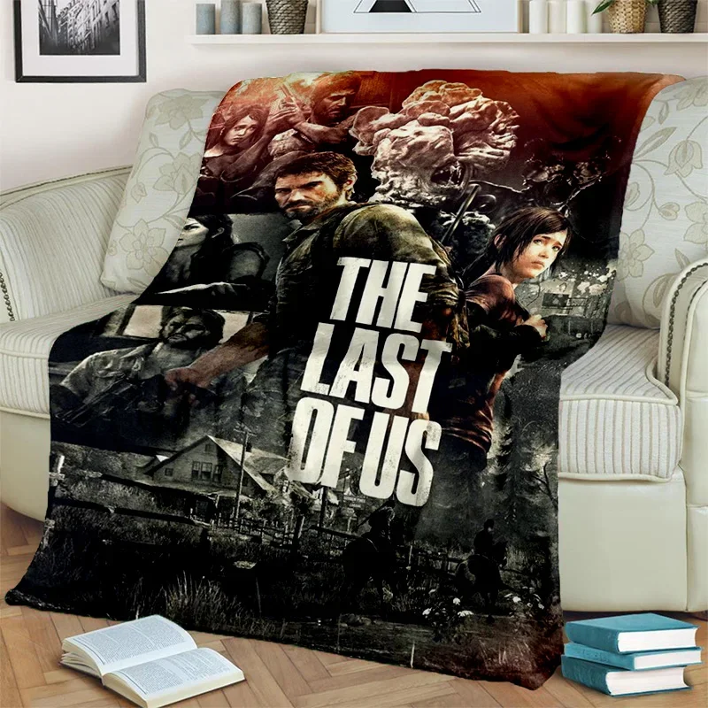 Pedro The Last of Us Horror TV Game Blanket,Soft Throw Blanket for Home Bedroom Bed Sofa Picnic Travel Office Cover Blanket Kids