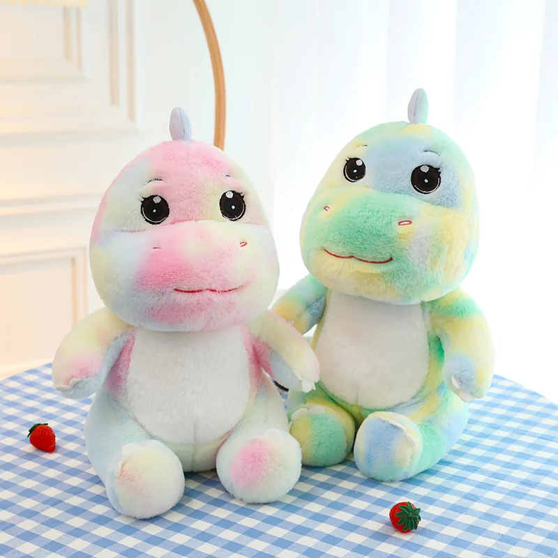 

40/50/60cm Cartoon Colorful Dinosaur Plush Toy Cute Stuffed Animals Dinosaurs Plushies Doll Anime Soft Kids Toys for GirlsGifts