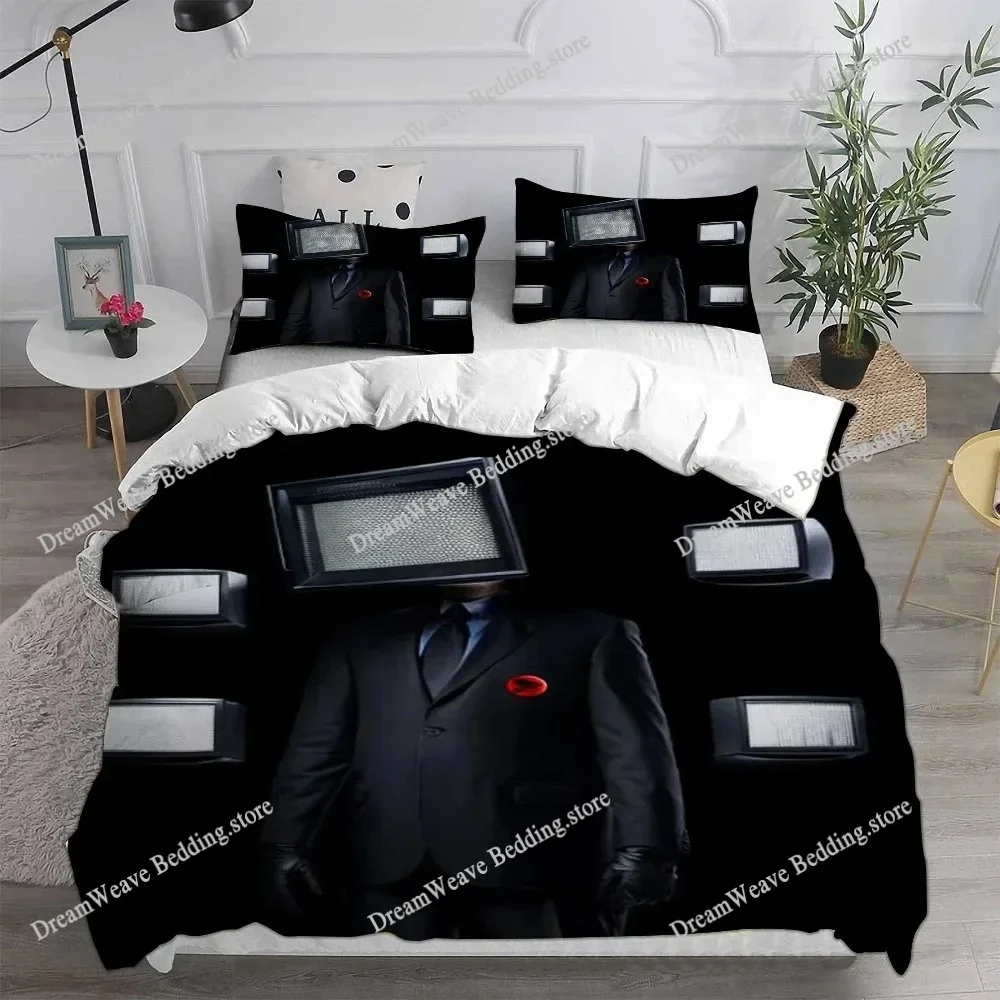 

Exquisite Game Skibidi Toilet Arale Bedding Set Duvet Cover Comforter Bed Adult Youth Kids Girls Boys Birthday Gift963963