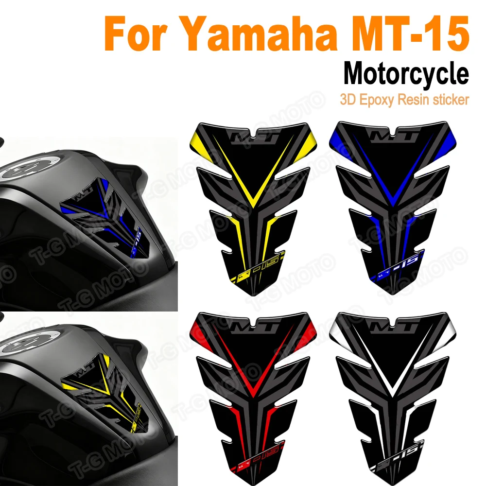 

For Yamaha MT-15 MT15 MT 15 Motorcycle Accessories Tank Pad Protector Side Grips Gas Fuel Oil Kit Knee Stickers Decals