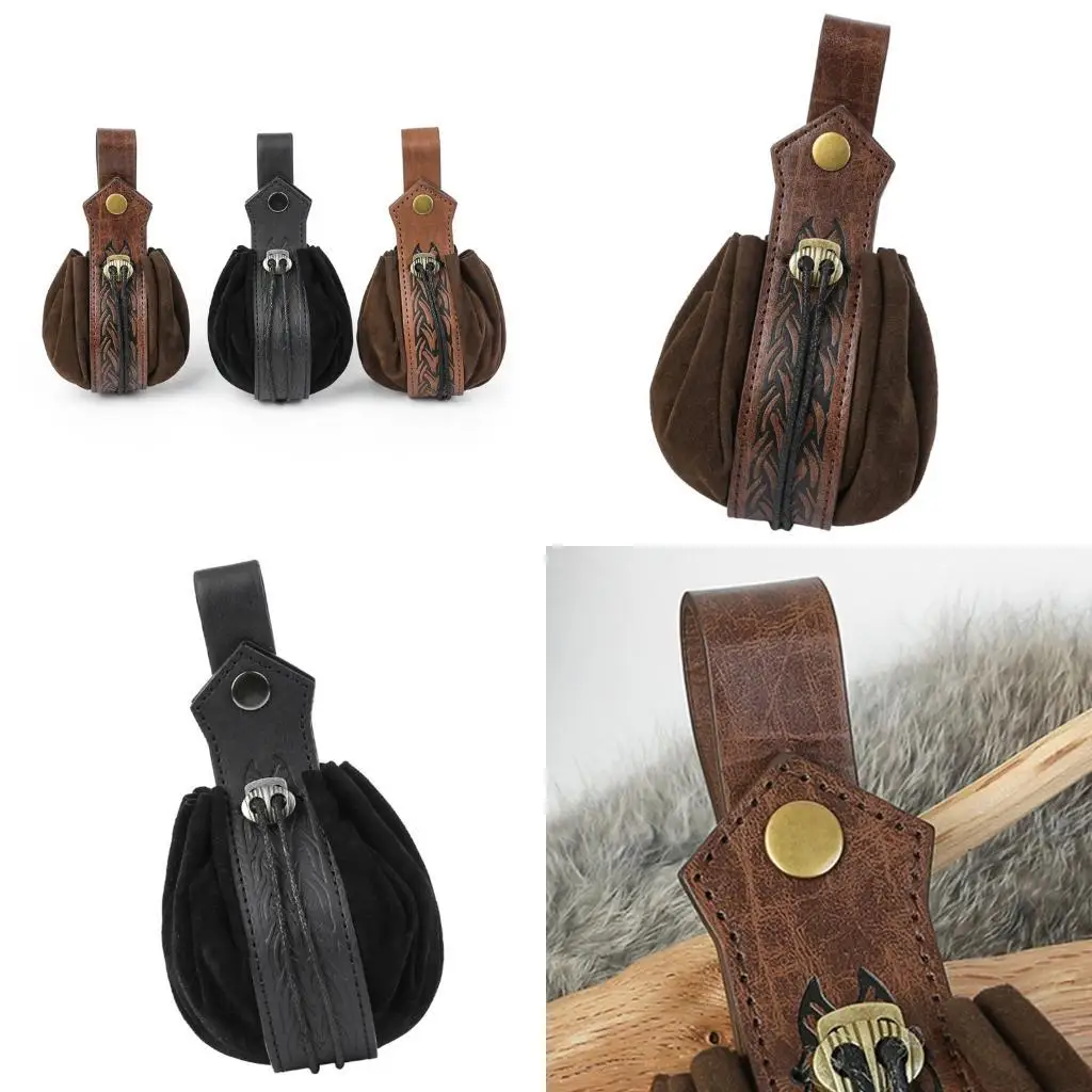 

R1we left ренессации аксессуары костюмы Larp cosplay tan bag Fanny Pack