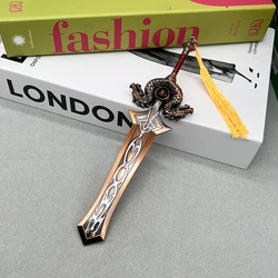 21cm WOW Game Replica Ashkandi, Greatsword of the Brotherhood Metal WeaponsModel Nefarian Blackwing Lair Decoration Toy Boy Gift
