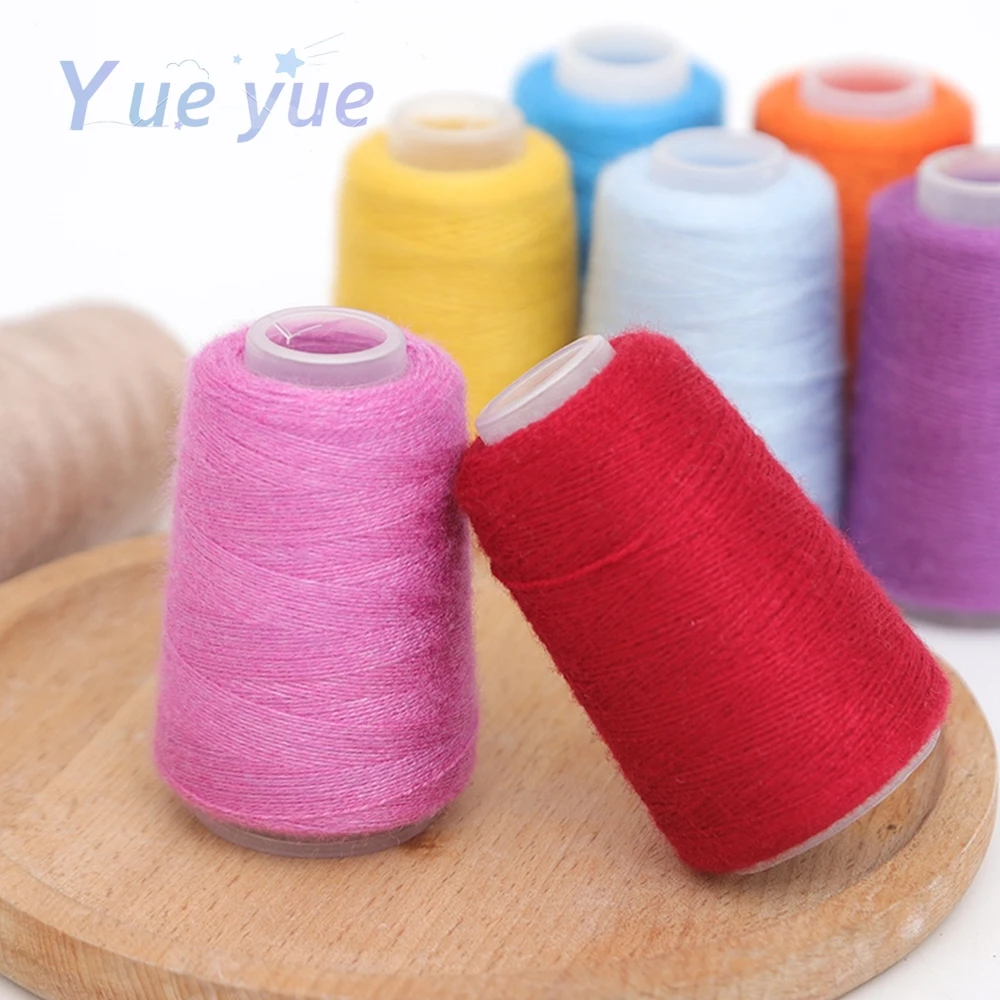 20G Spandex Partner Thread for Mink Cashmere Wool Yarn High Quality Sewing Knitting Additional Line