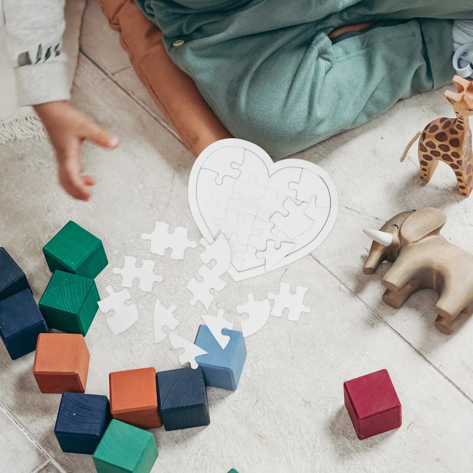 

10 шт. заготовок для детских пазлов, бумага для сублимации, рисования, граффити, набор для творчества, развивающий логическое мышление