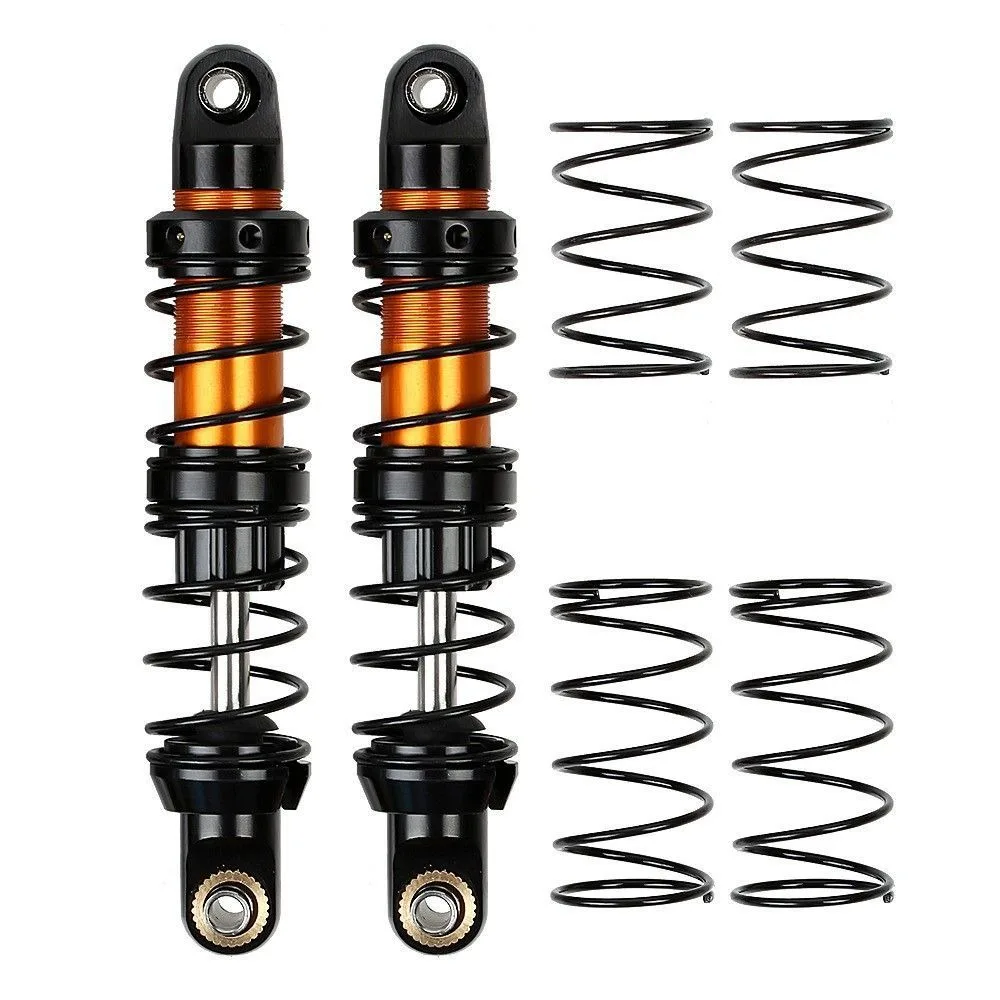 

2pcs Metal Double-stage Shock Absorber for 1/10 RC Crawler Car Traxxas TRX4 Defender AXIAL SCX10 90046 RC4WD D90 D110 Jeep CC01