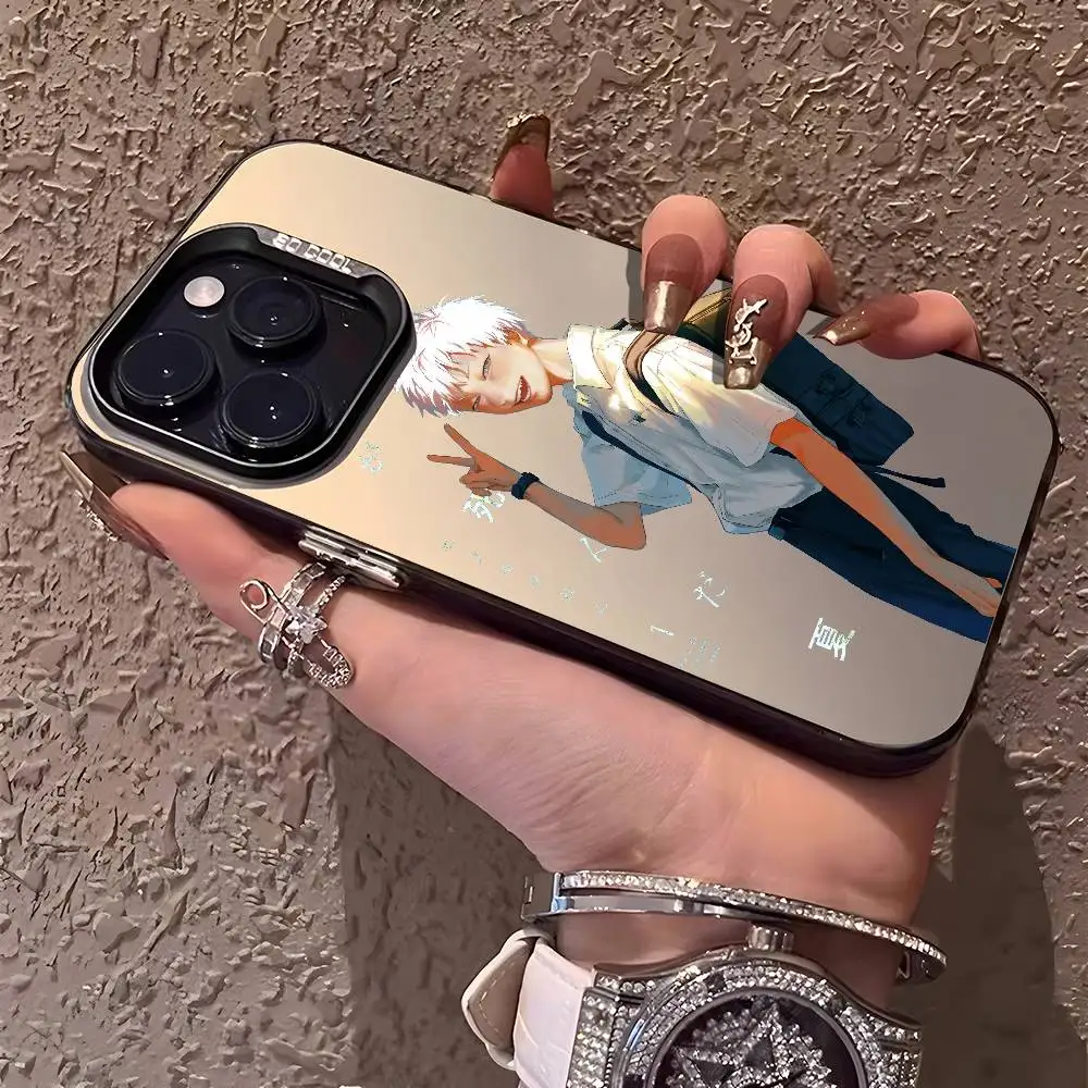 

Летний чехол для телефона H-hikaru died для iPhone 17, 16, 15, 14, 13, 12, Pro Max Plus, мягкая задняя крышка из ТПУ с цветным градиентом