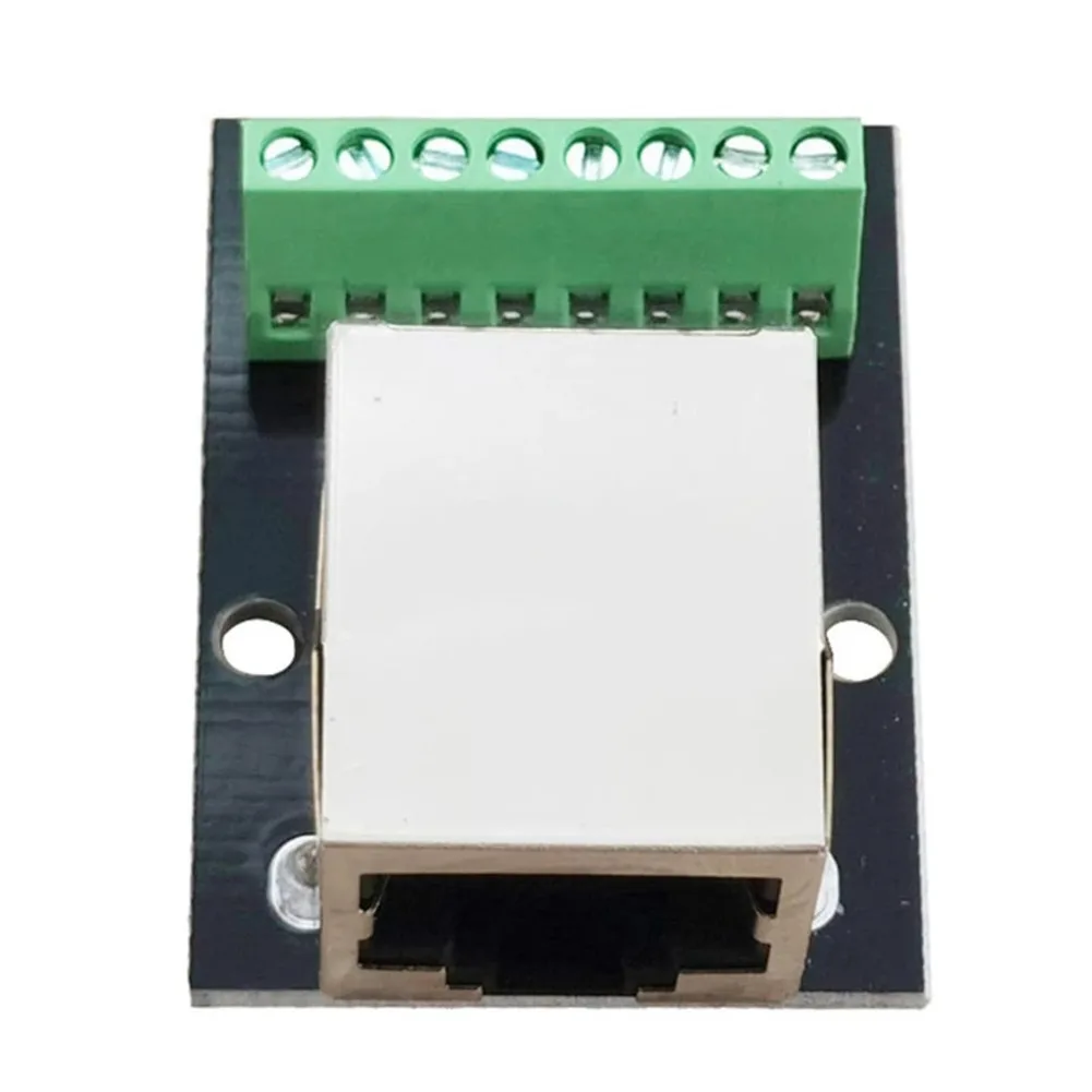 4pcs For RJ45 Ethernet Single Female Connector For BREAKOUT Boards Single-head Connector Splitter Board For Network Devices