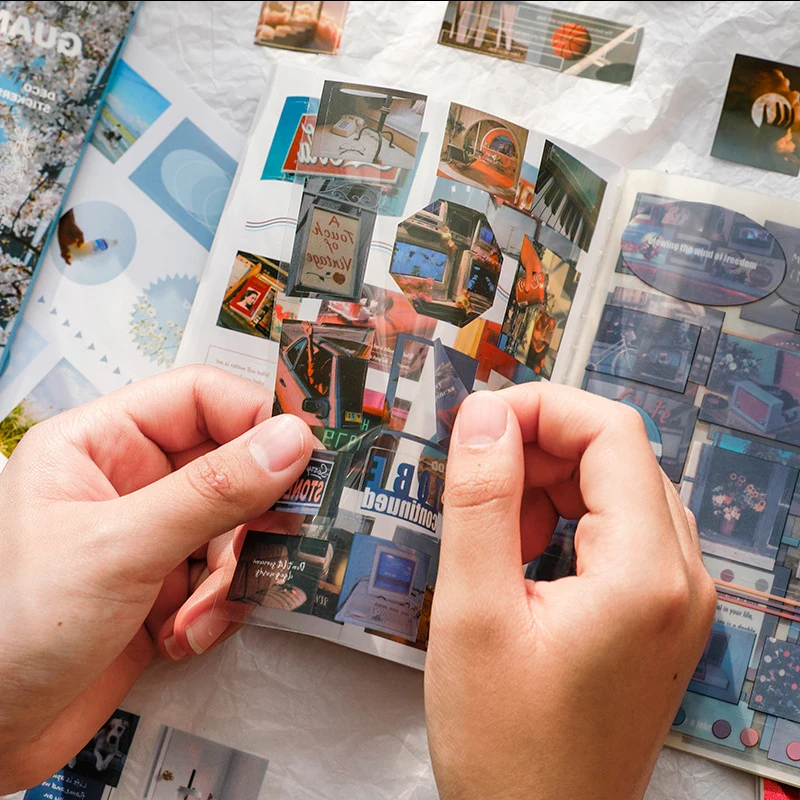 20 teile/los Vintage INS foto sky aufkleber buch DIY Tagebuch Dekoration label aufkleber Album Scrapbooking Handwerk Liefert