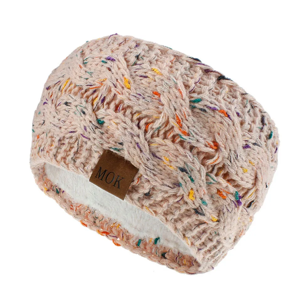 Neue Plüsch Stirnband Winter Warme Breite Elastische Haarband Feste Breite Turban Ohr Wärmer Haarband Weiche DIY Haar Zubehör Kopfbedeckungen – Detail 32