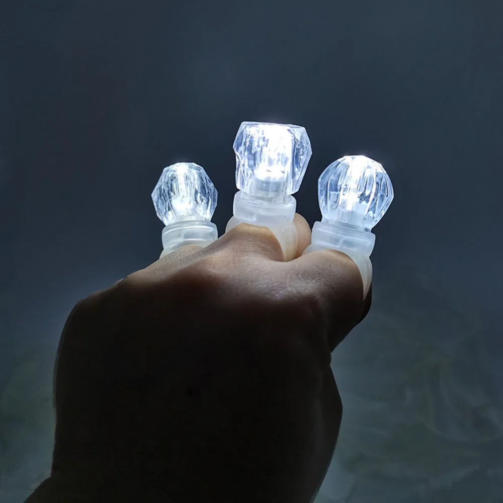 60개 작은 다채로운/순수한 색상 반지 댄스 파티 바를 위한 가벼운 맞춤형 빛나는 반지