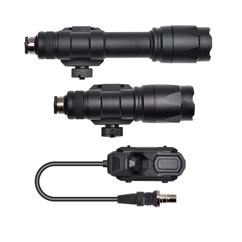 Tactical M300 M600 Flashlight Lamp With Dual Function Remote Pressure Switch For Airsoft Keymod 20mm Picatinny Rail