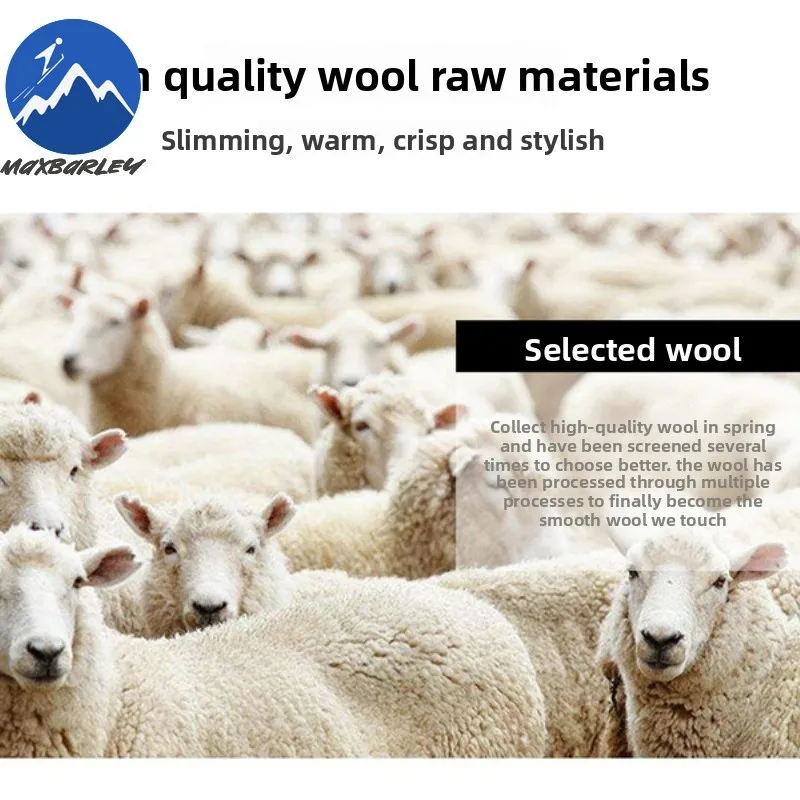 Maxbarley Korean Long Coat Men Fashion Tide Single Breasted Overcoat Man 2025 Winter New Stylish Wool Blends Trench Casual Loose