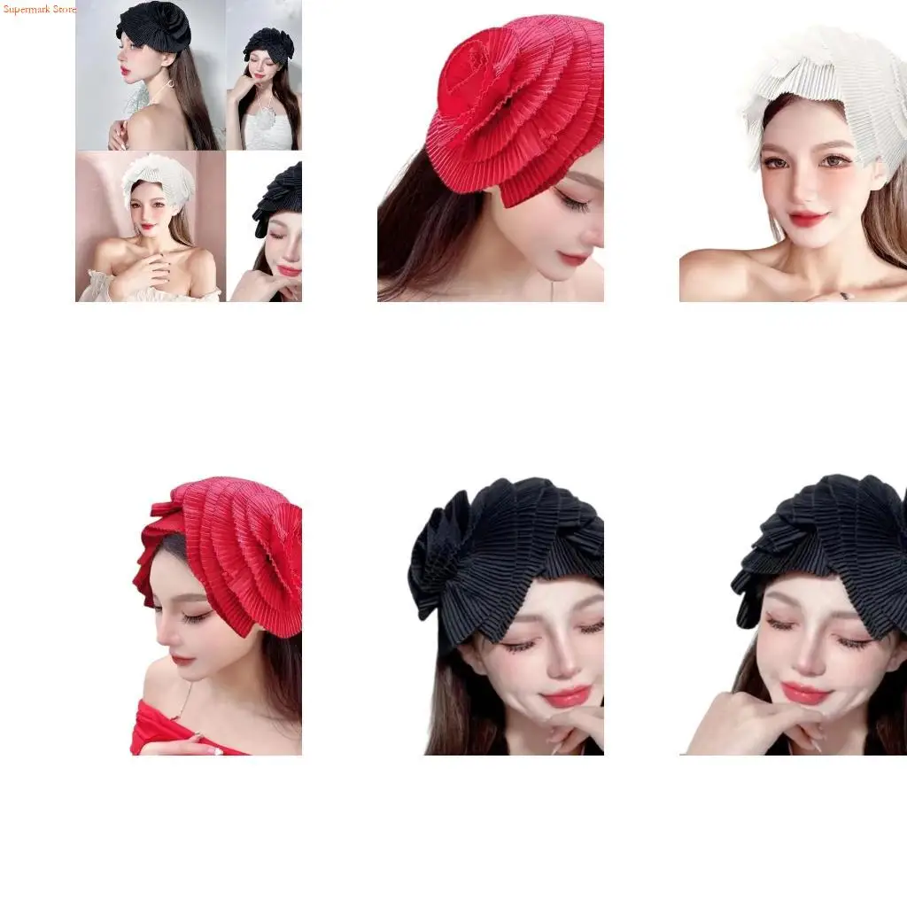Q5WE Headdress Women Elegant Fascinator Hairband Wedding Fascinator for Bride