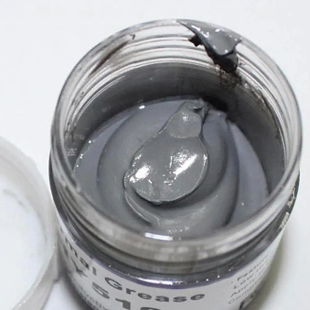 10gHY510 pelumas termal botolan warna abu-abu perak silikon untuk pembuangan panas notebook pasta pembuangan panas