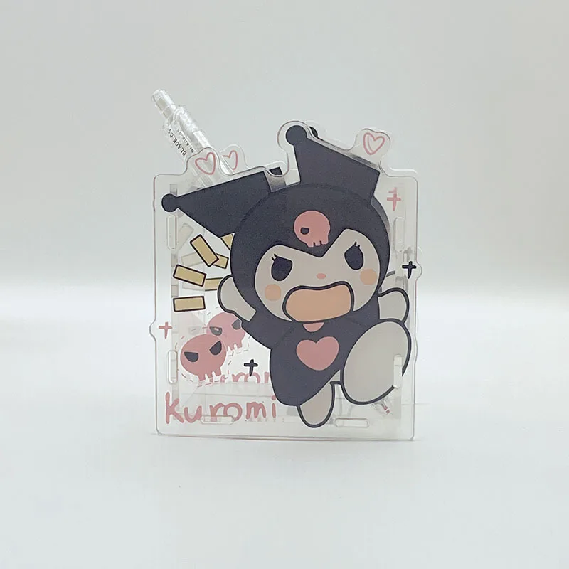 Hello Kitty Pen Holder Anime Sanrio Pochacco Kuromi Desktop Pen Holder Cartoon Decoration Ornament Girls Fun School Supplies