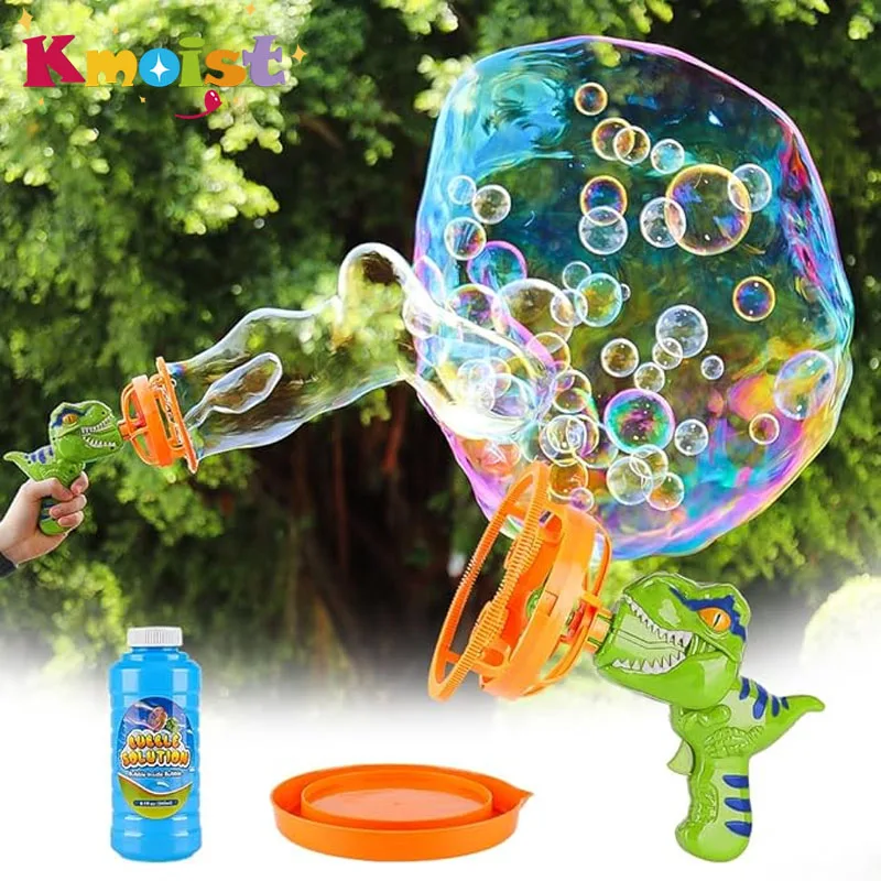 

Electric Bubble Gun Automatic Dinosaur Bubble Machine Large Soap Blowing Bubble Outdoor Game Toy Children's Birthday Gifts