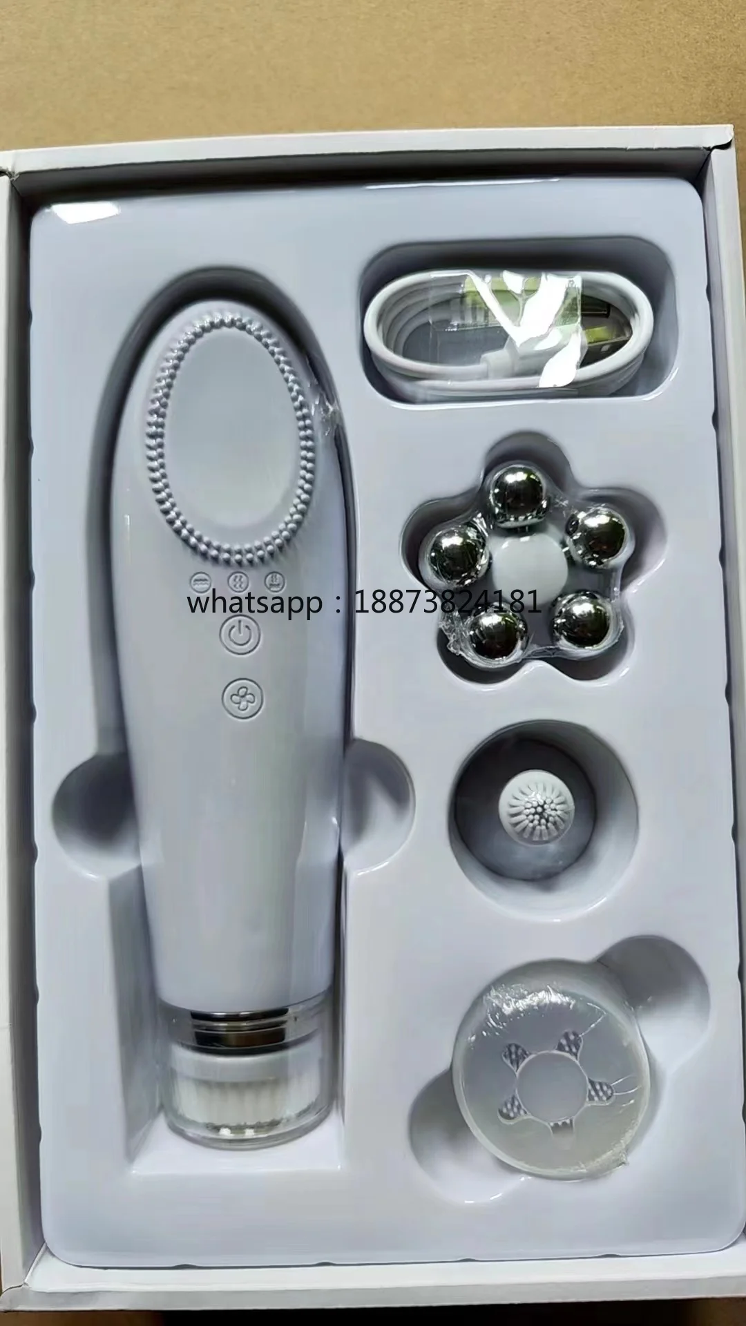 New Arrival Waterproof Soft Silicone Electric Cleansing Facial Massager Beauty Use Face Washing Brush fast shipping