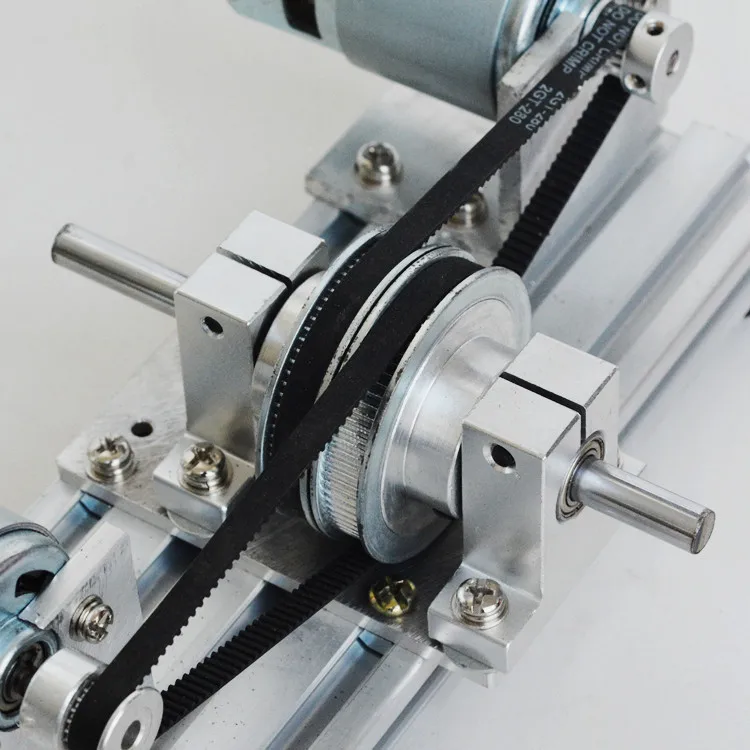Dual motor drive can be positive and negative 775/795/895 DC DIY lathe with large torque and high speed device grinding