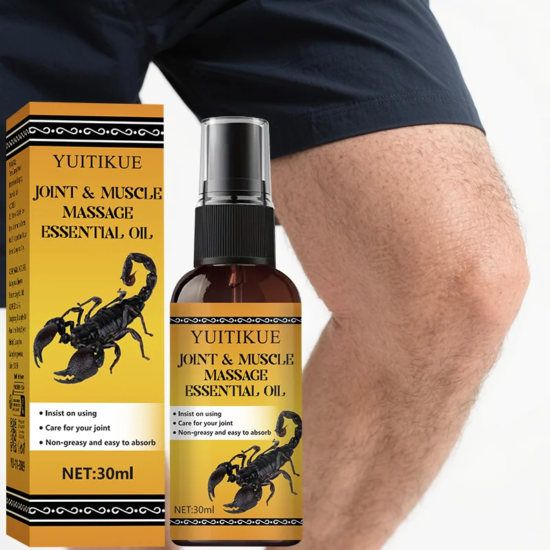 YUITIKUE Joint Muscle Massage Oil 30ml - Sport & Daily Care, Non-Sticky Fast Absorption, for Active & Elderly Users