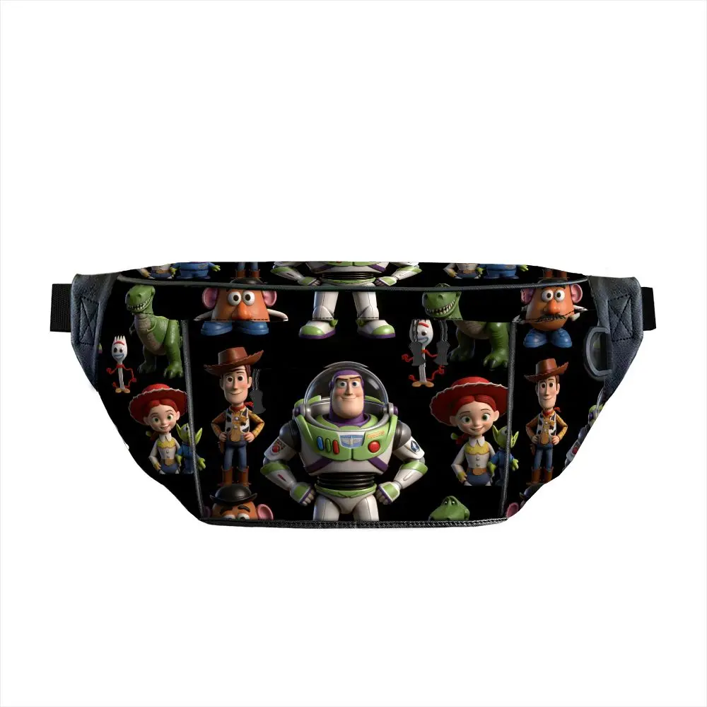 

1pc Toy Story Buzz and Woody Theme Printed Pockets, Fashion Theme Wear, Gifts,Fitness Travel Cross Waist Bag