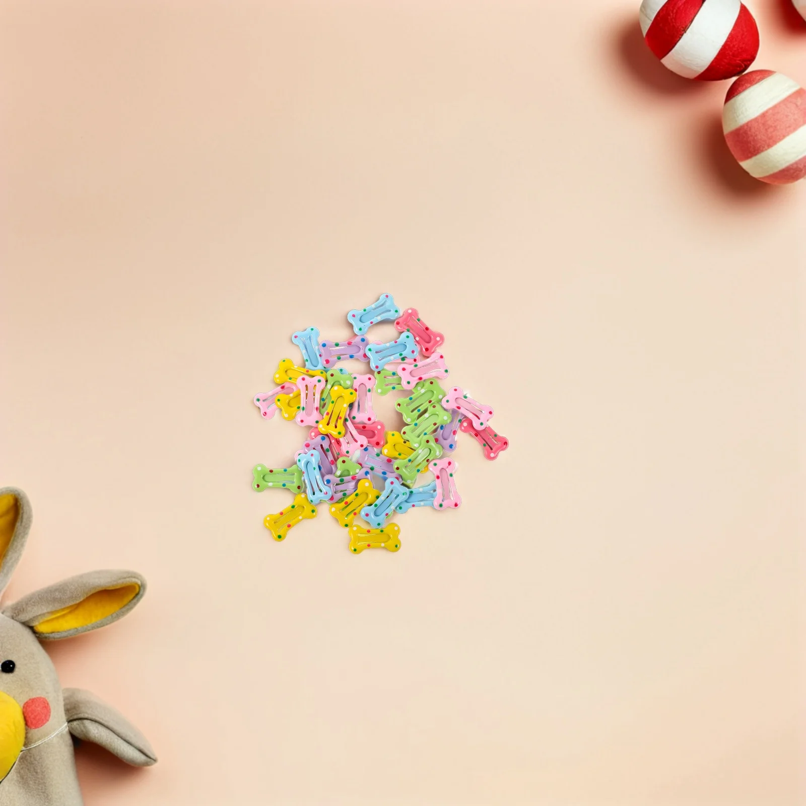 

40 Pcs Children's Hairpin Accessory Clip Colorful Cute Clips Barrettes Epoxy Mini