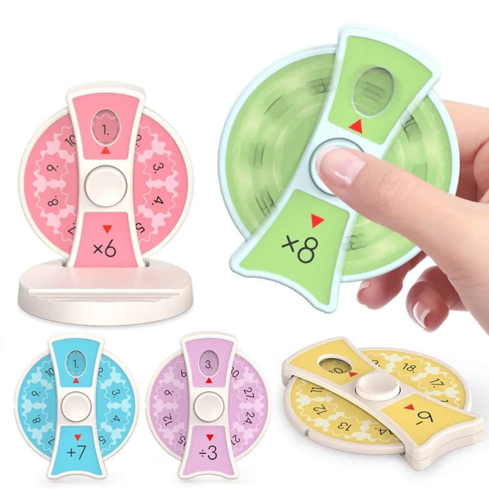 

Addition Subtraction Digital Fingertip Gyro Phone Stand Puzzle Arithmetic Training Toy Rotary Teaching Decompression Toy