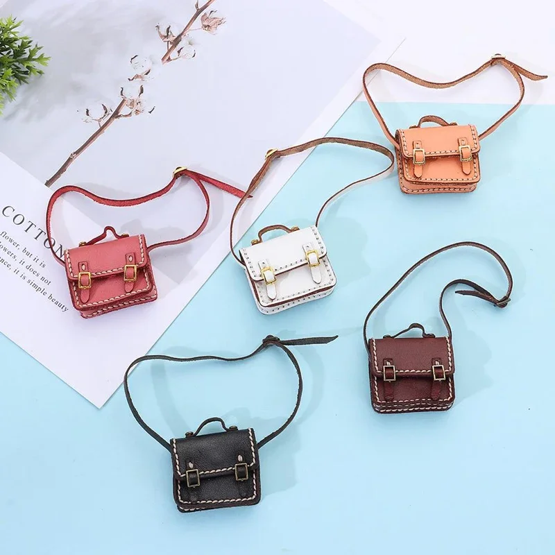 

Школьная сумка для куклы BJD 1/6, регулируемый кожаный чехол через плечо на одно плечо Ob22 24 YMY Licca Azones, аксессуары для кукол Blyth