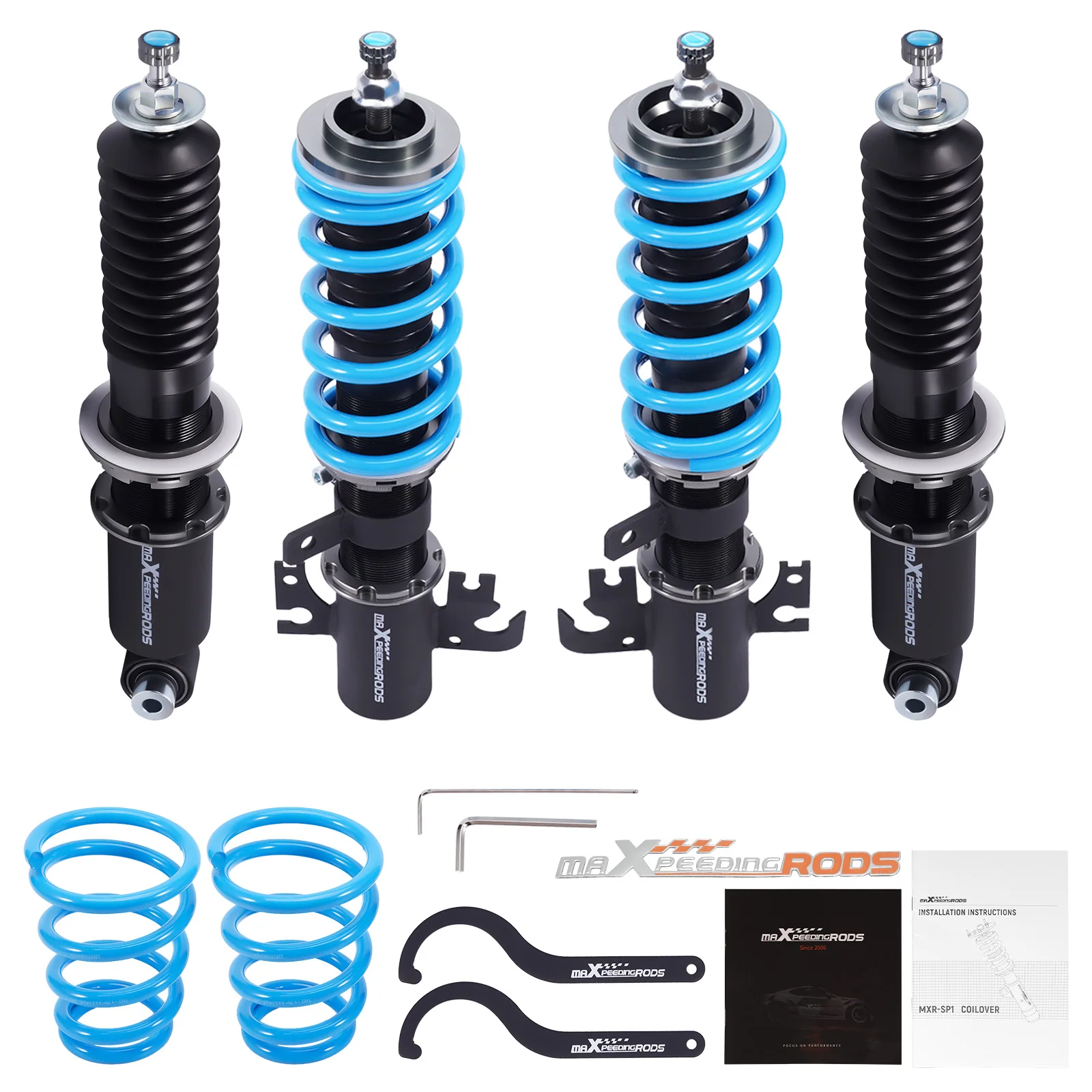 

MaXpeedingrods 24 Damping Levels Coilover Shock Struts for Holden VE Commodore Sedan Wagon Ute 2007-2013