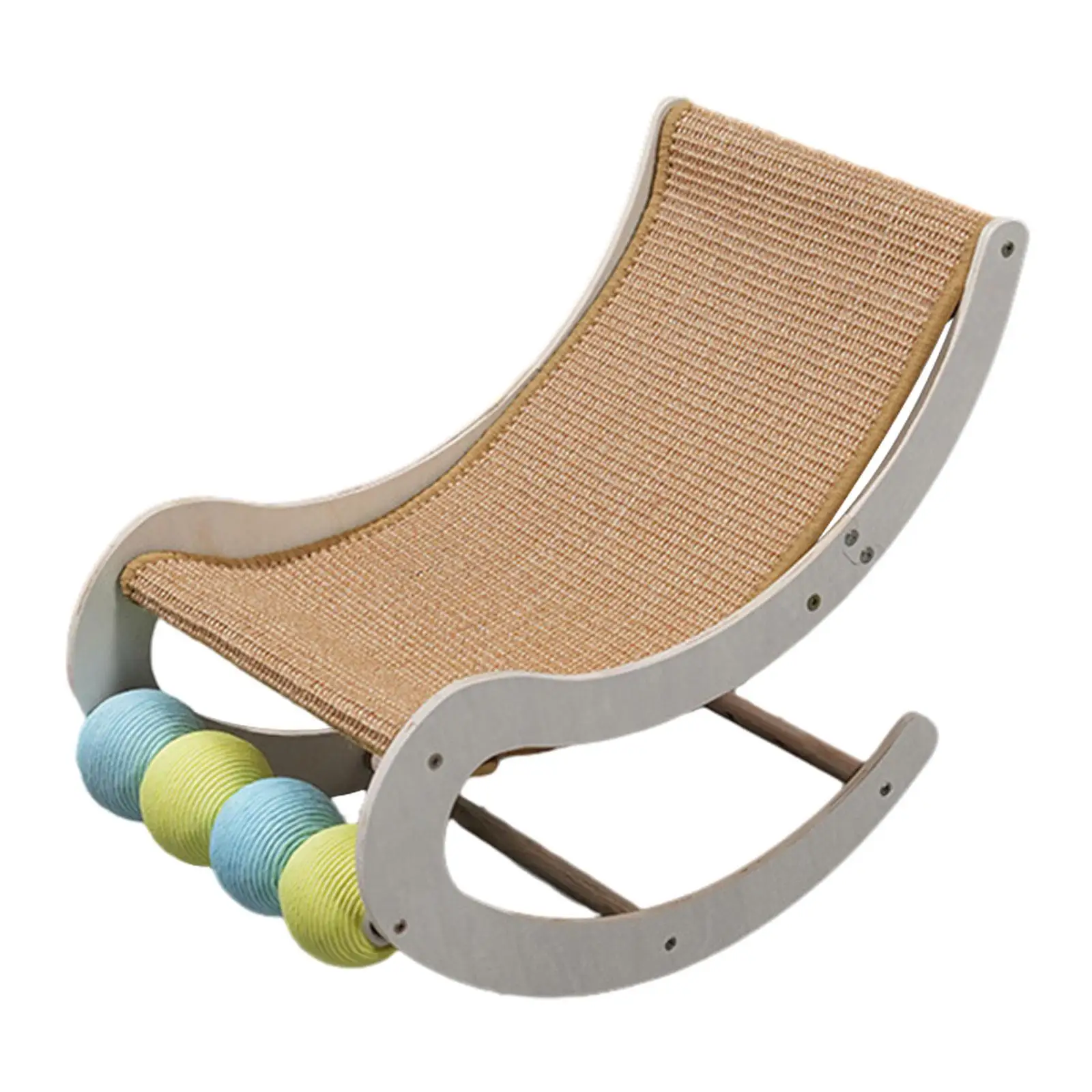 Cat Hammock Bed Cat Scratcher Cat Rocking Chair Sleep Supplies Furniture Protector Kitty Swing Chair Cat Lounge Chair , Brown
